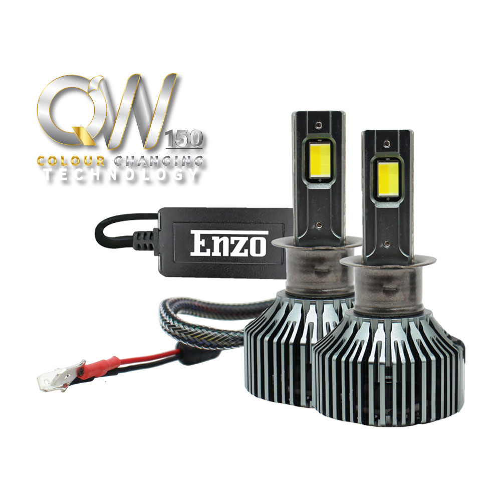 ENZO QW150 H3 150 WATT COLOUR CHANGING LED BULBS NON FLASHING-LEDQW150H3