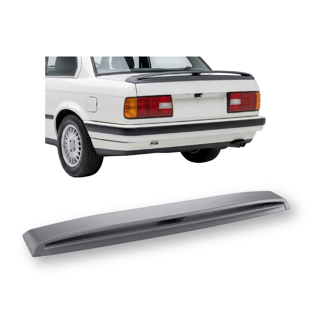 BMW E30 325 IS PLASTIC BOOT SPOILER PRIMED FINISH-BMWE30BSPISPR