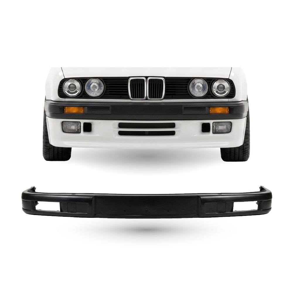 BMW E30 325is PLASTIC FRONT BUMPER BLACK-BMWE30AFB