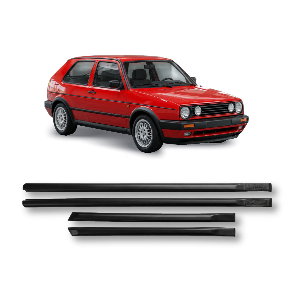 GOLF 2 DOOR BEEDINGS 4 PIECE BLACK-BEEDINGG2