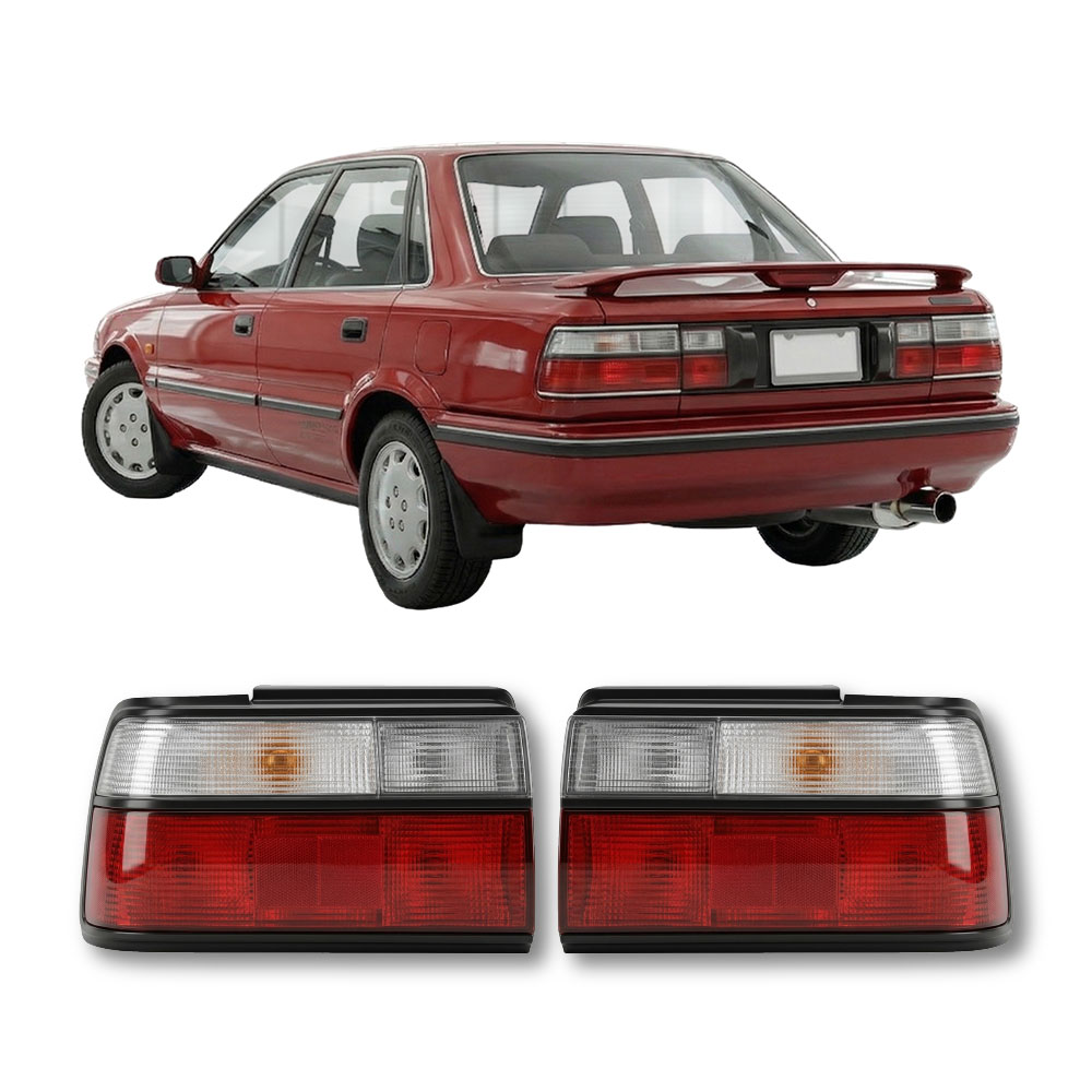 TOYOTA AE91, AE92, BABY CAMRY SEMI CLEAR TAILIGHT 2 PIECE SET-TL007
