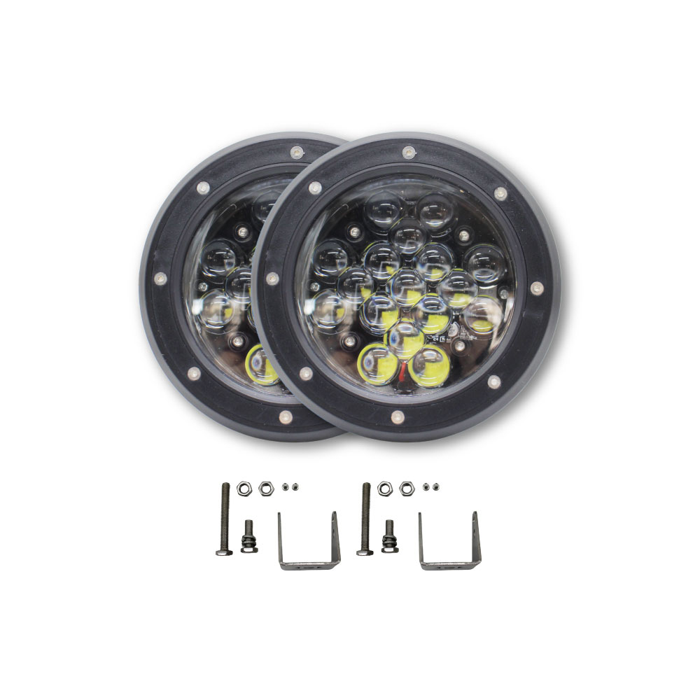 UNIVERSAL 5 INCH ROUND LASER SPOT LIGHTS 65 WATT-LEDBARS5LASER