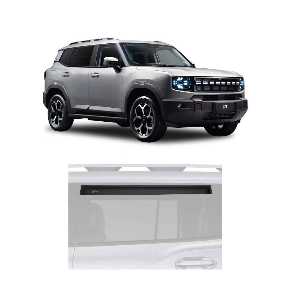 JETOUR T1 REAR WINDSHIELDS MATT BLACK 2 PIECE SET-WSSJETT1REAR