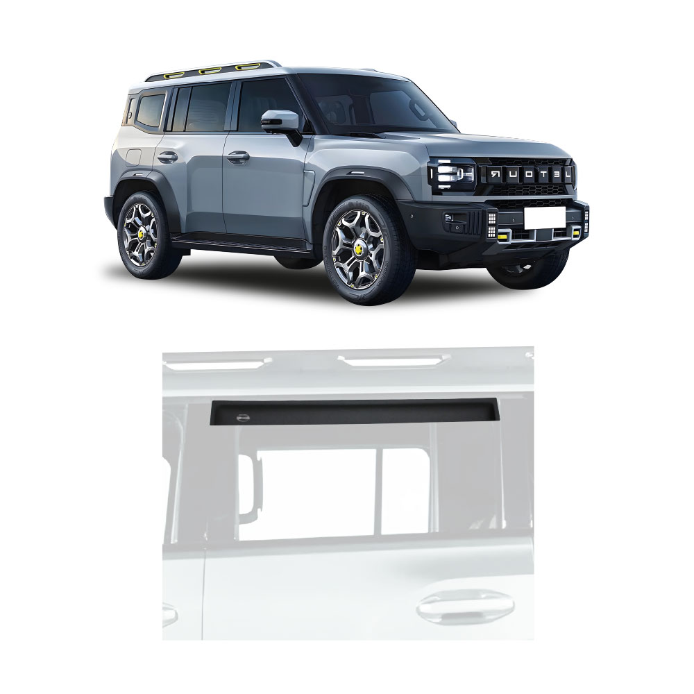 JETOUR T2 REAR WINDSHIELDS MATT BLACK 2 PIECE SET-WSSJETT2REAR