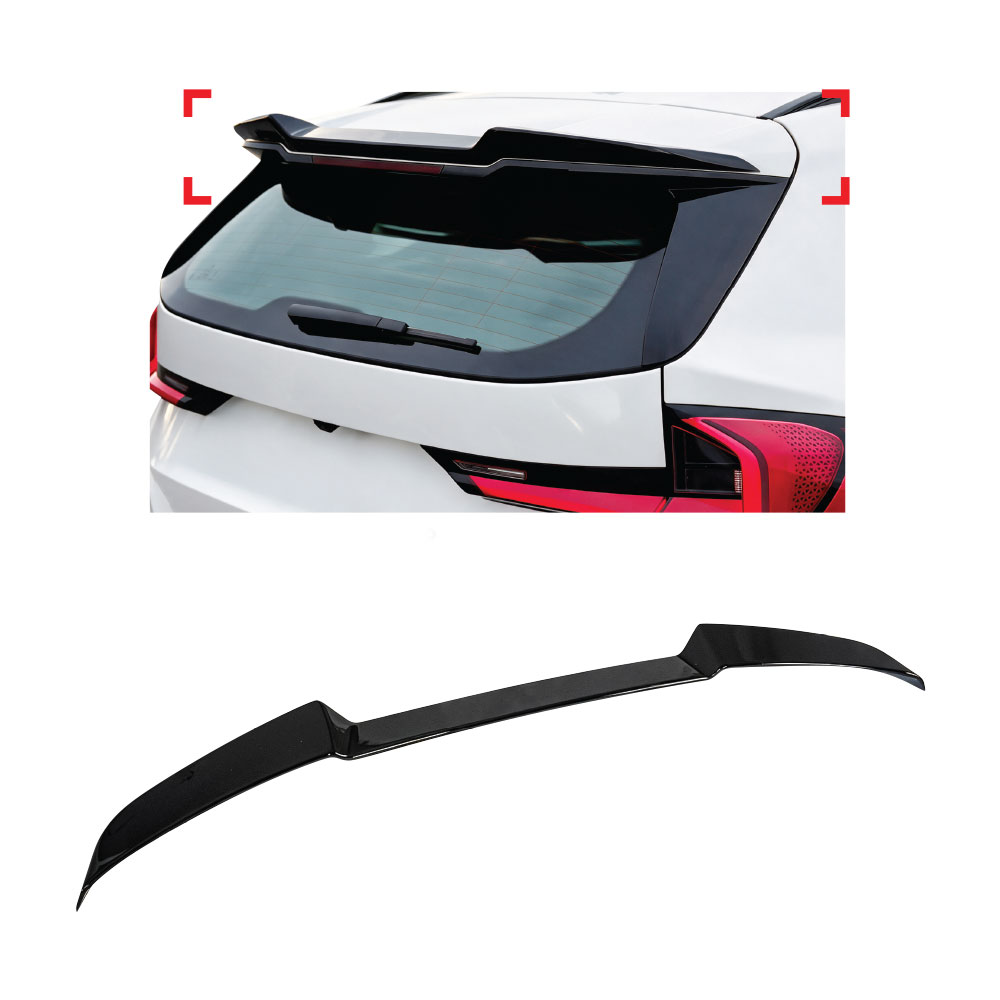 BMW X1 U11 2023+ MAXTON STYLE ROOF SPOILER GLOSS BLACK-BMWX124RSPA