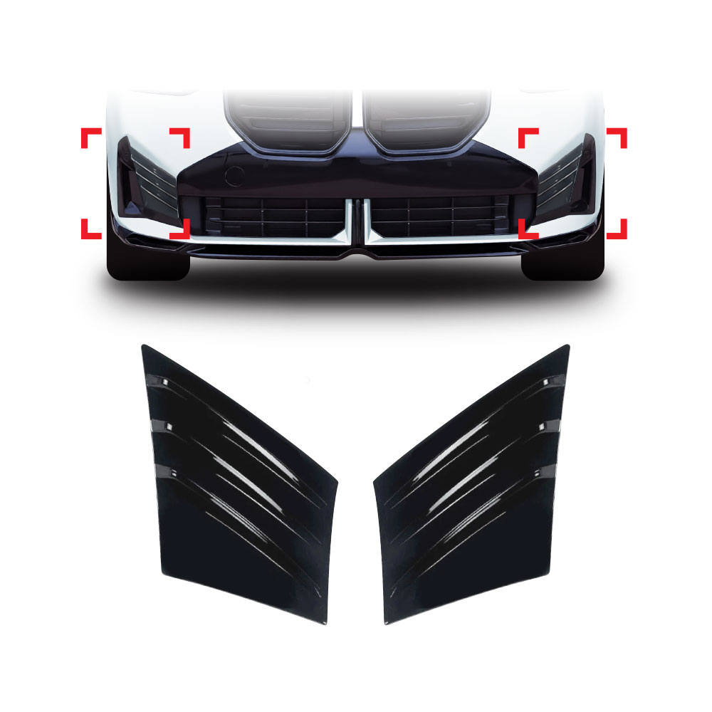 BMW X3 G45 M PERFORMANCE FOG CANARD 2 PIECE GLOSS BLACK-BMWX3G45CAN