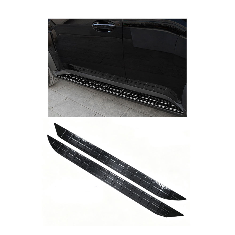 JETOUR T2 ALUMINIUM SIDE STEP COVERS 2 PIECE BLACK-D9-JETSSCVT