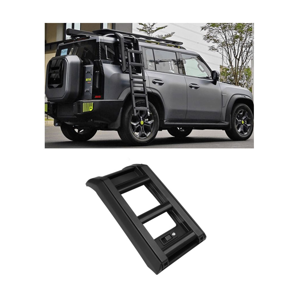 JETOUR T2 FOLDING SIDE LADDER DEFENDER STYLE BLACK-D9-JETFLADFOLD