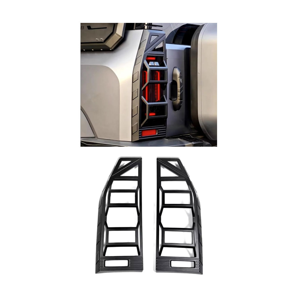 JETOUR T2 TAILIGHT TRIMS 2 PIECE MATT BLACK-D9-JET02