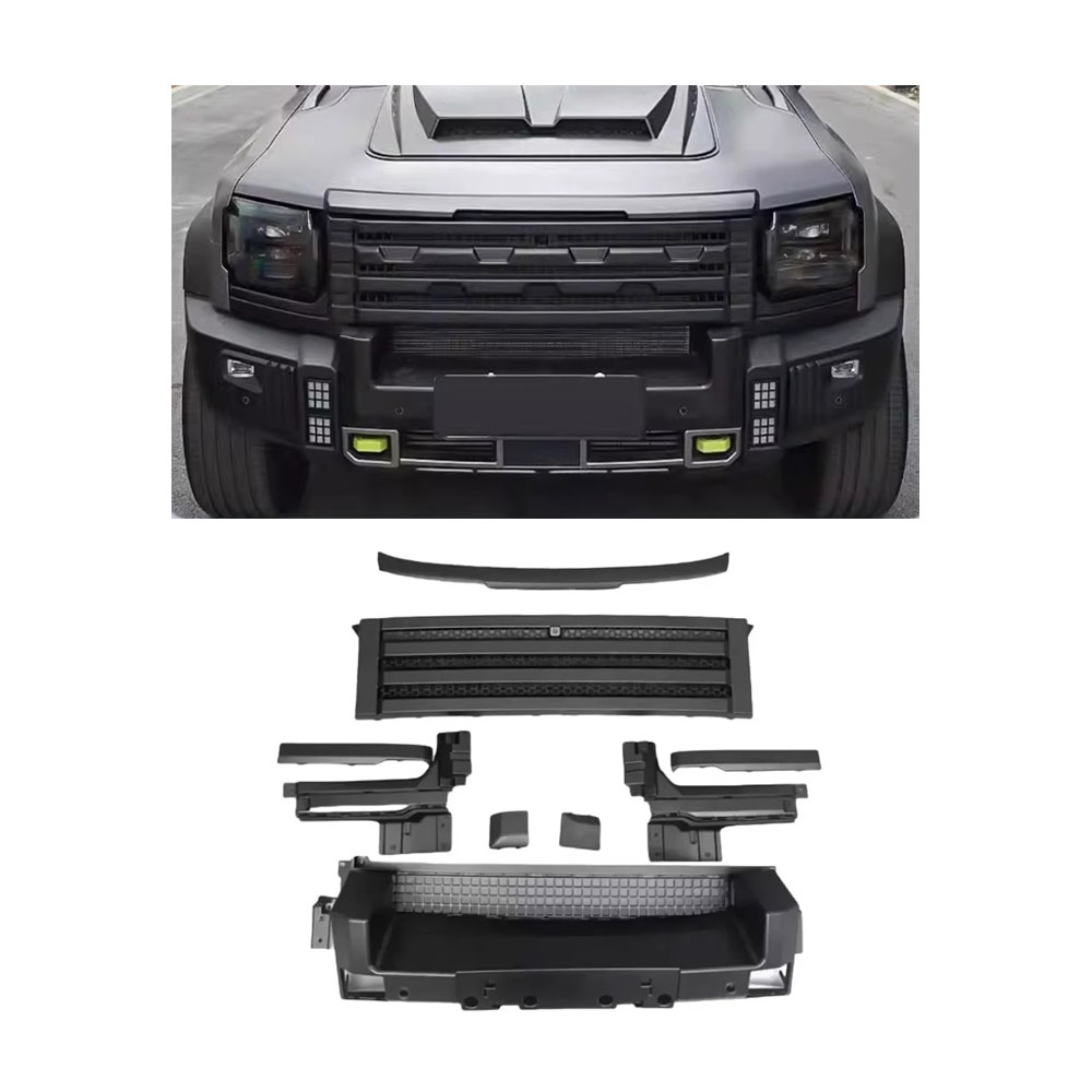 JETOUR T2 WARRIOR STYLE GRILL MATT BLACK-D9-JETGRWARIOR